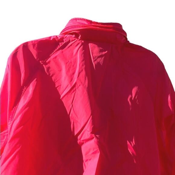 Woolrich 5126 Wm’s Sz Lrg Magenta Purple Packable Long Windbreaker Coat - Picture 5 of 8